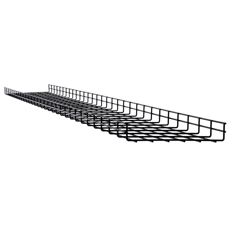 10Pk 10Ft Wire Mesh Cable Tray 12X2In