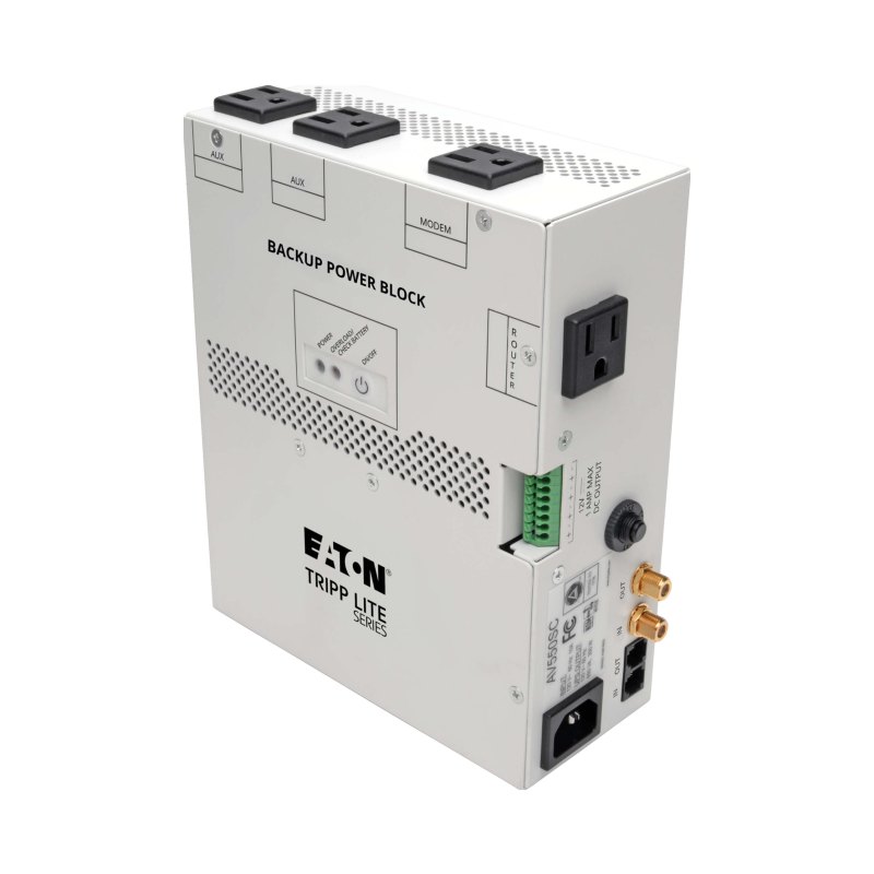 Audio/Video Backup Power Block Excl Ups Prot F/Structured Wiring