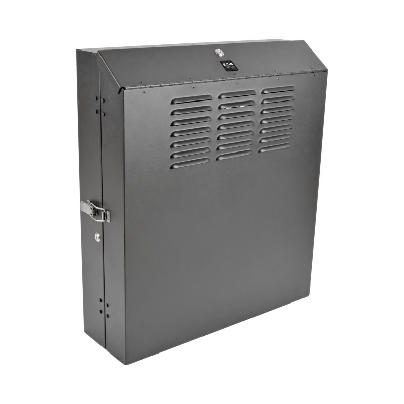 6U Wall Mount Low Profile Secure Rack Encl Cabinet Vertical