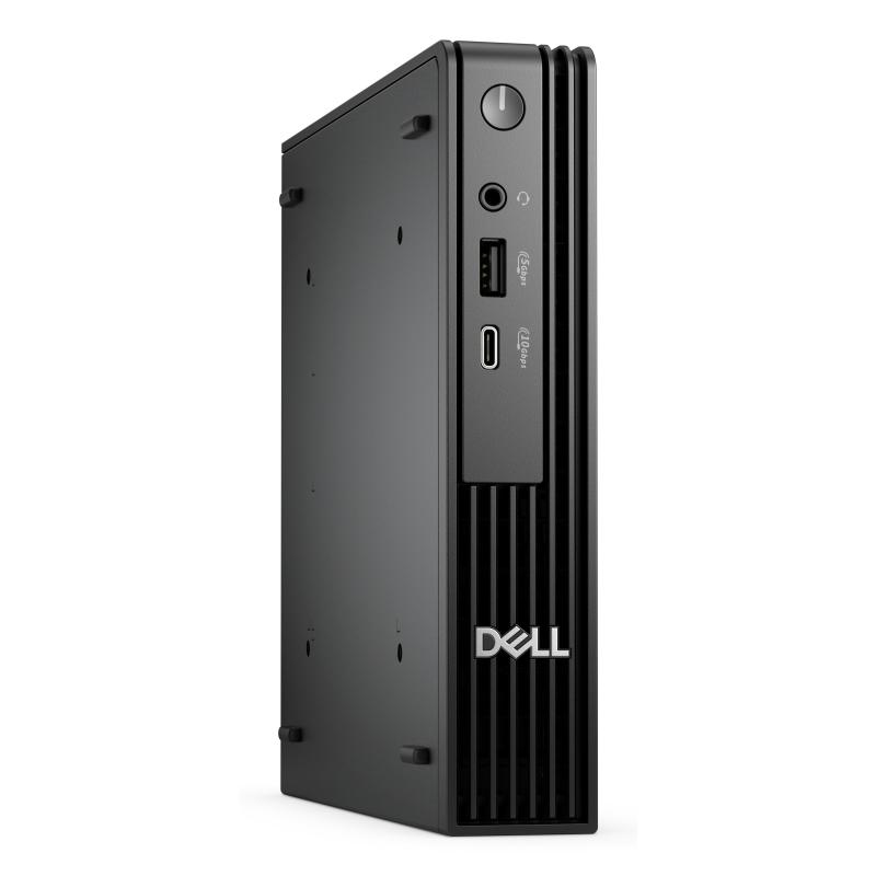 DELL Pro QCM1250 Intel® Core™ i5 i5-14500T 8 Go DDR5-SDRAM 512 Go SSD Windows 11 Pro Micro PC Mini PC Noir