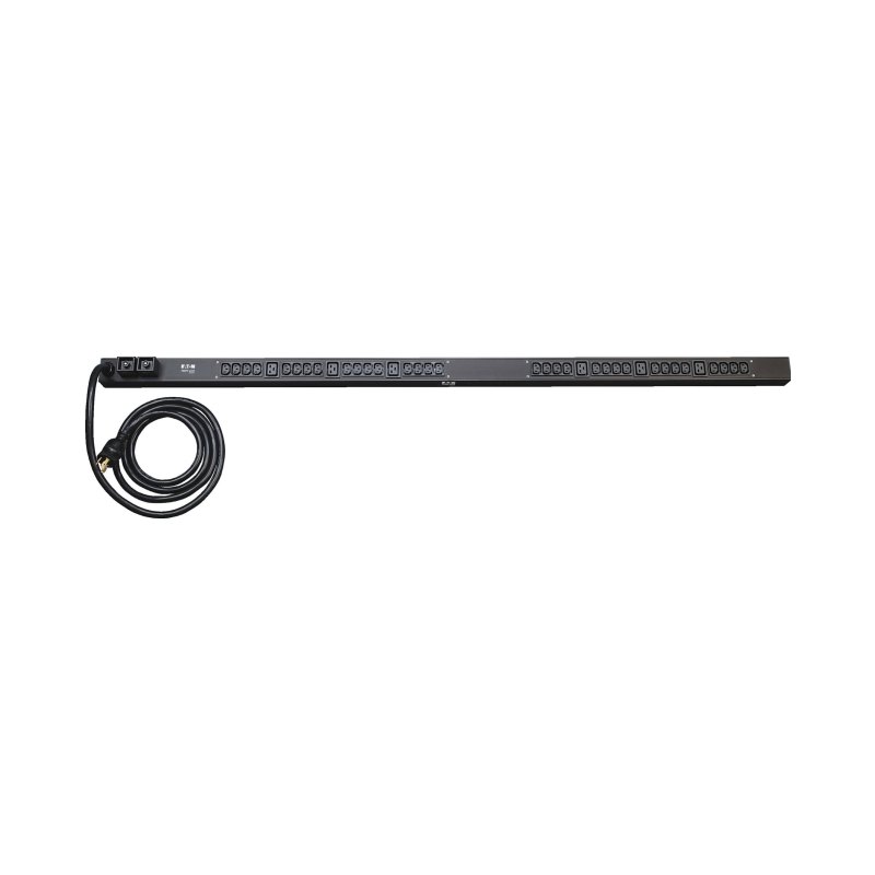 Alimentation électrique monophasée de base 30A 208/240V 0U Vert Rm L6-30P C19 C13