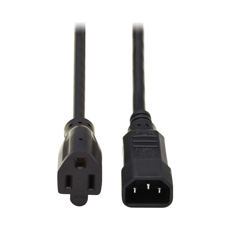 2Ft Ac Crd C14/5-15R 13A 16Awg
