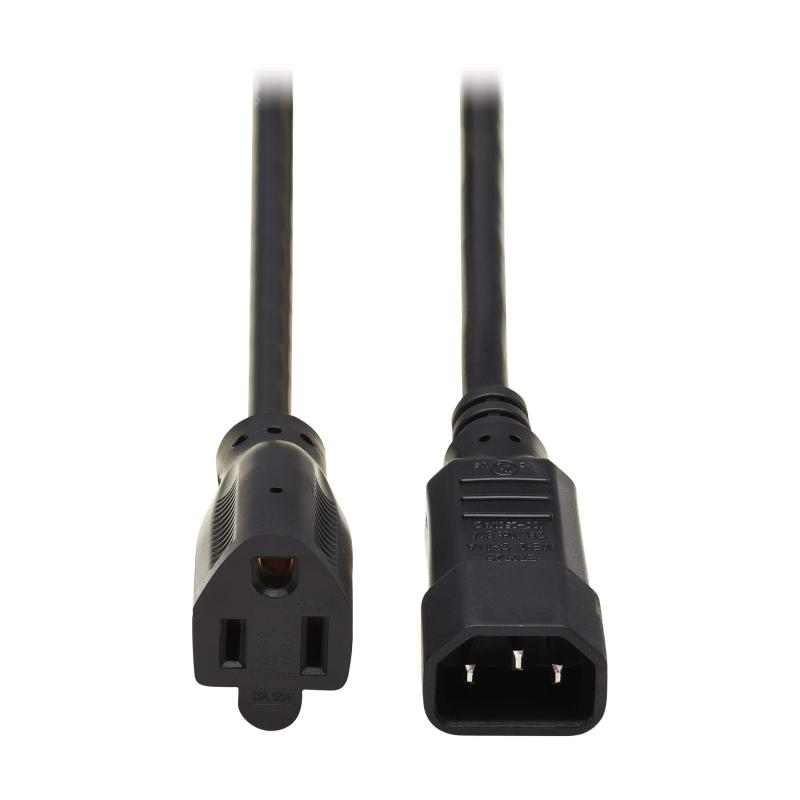2Ft Ac Crd C14/5-15R 13A 16Awg
