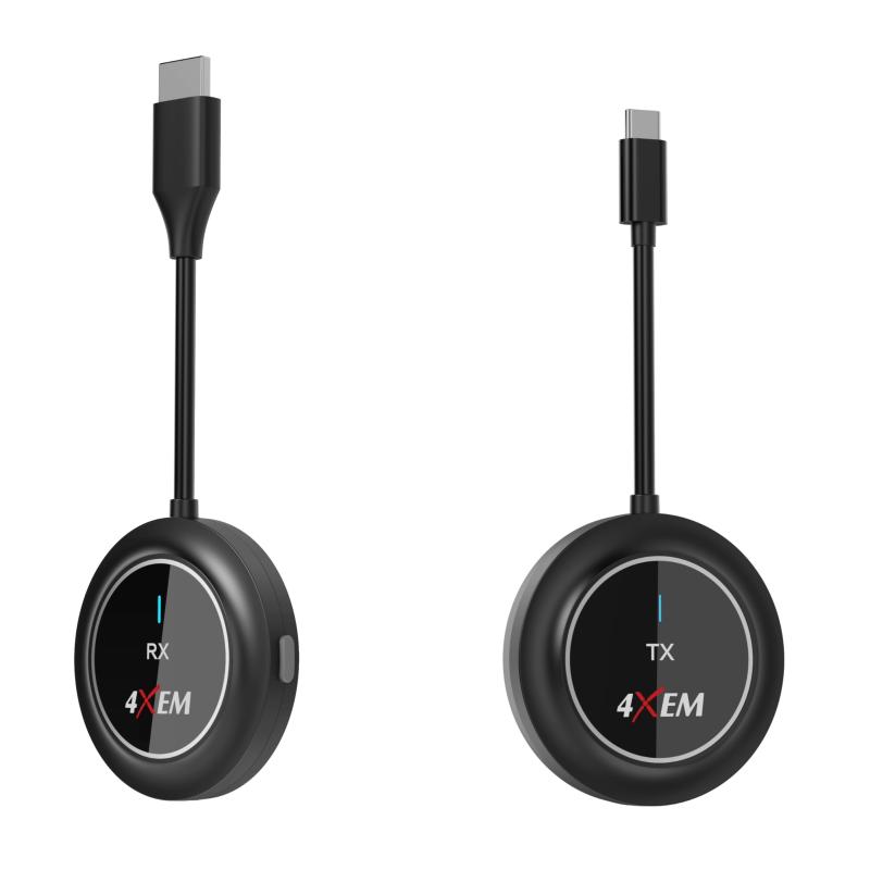 Usb-C To Hdmi Wireless Display Adapter 100W Pd 4K 15M Black