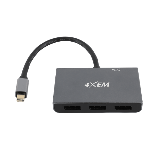 Mini Displayport Mst Hub Dual4K 3-Port Mini Dp To Dp Multi-Monitor