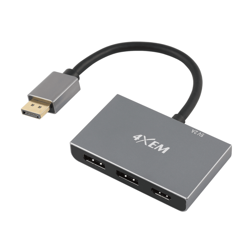 Concentrateur Displayport Mst Double 4K 3-Port Dp Vers Hdmi Multi-Écran