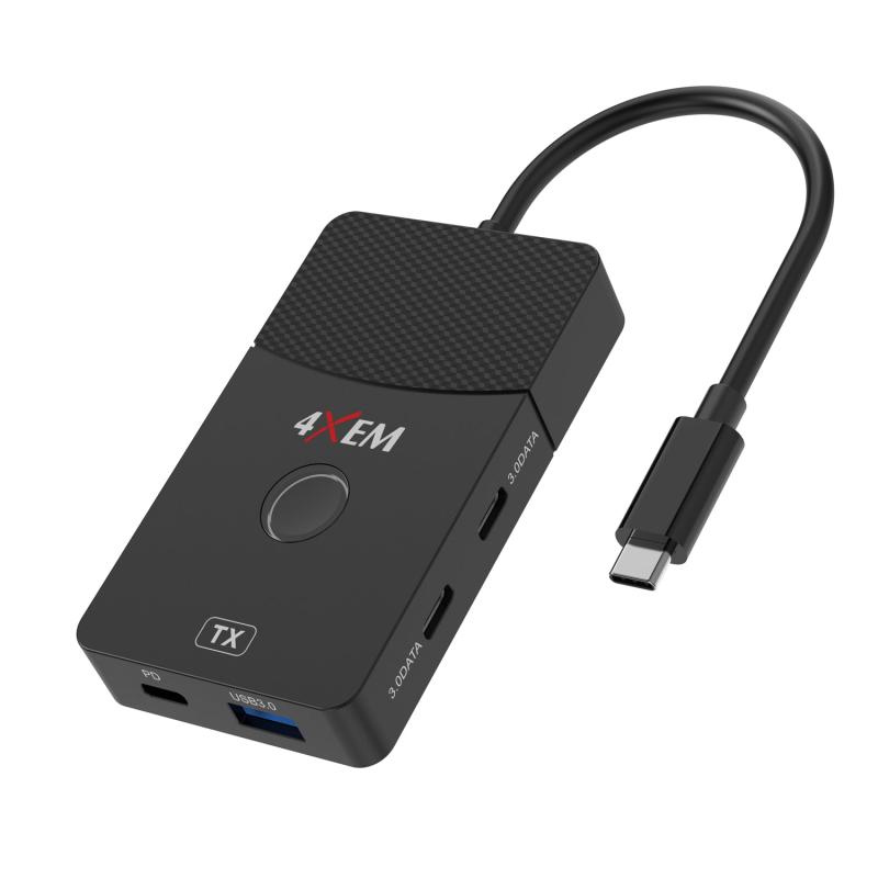 Concentrateur HDMI sans fil USB-C 4 en 1 4K 60Hz/1080P 100W PD Portée 30M