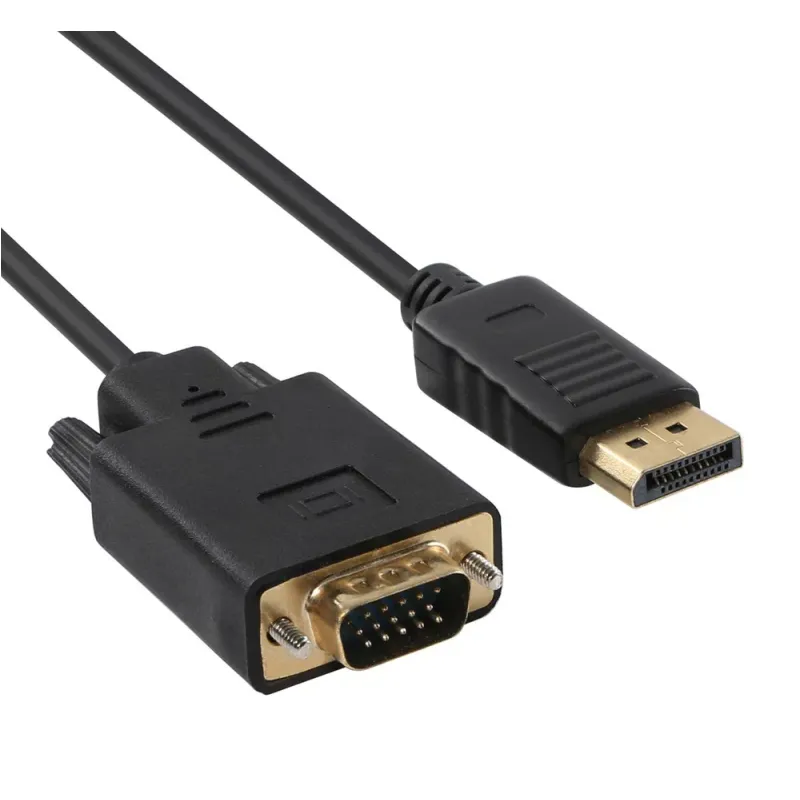 Displayport Male To Vga Male Adapter Cable 10Ft