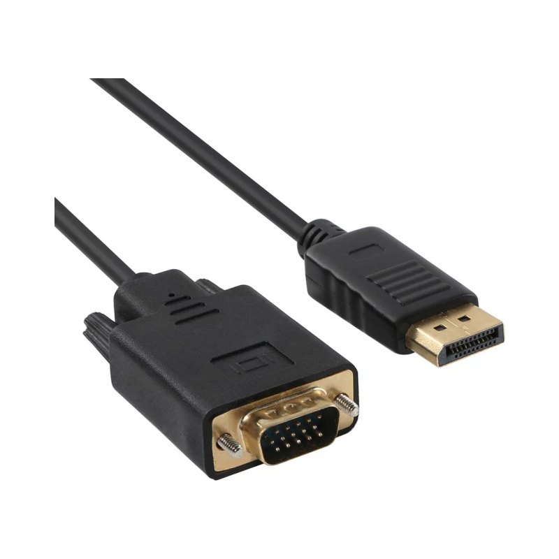 Displayport Male To Vga Male Adapter Cable 3Ft