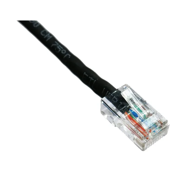 15Ft Cat5E Black 350Mhz Patch Non-Booted Cable