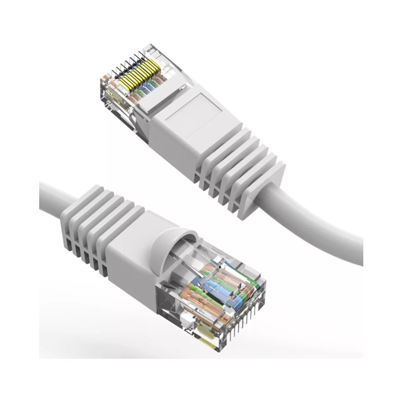 75Ft Cat5E 350Mhz Patch Cable Molded Boot White