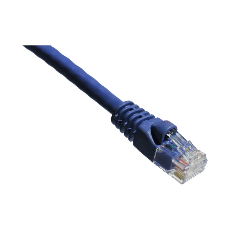 10Ft Cat6A 650Mhz Patch Cable Molded Boot (Purple)