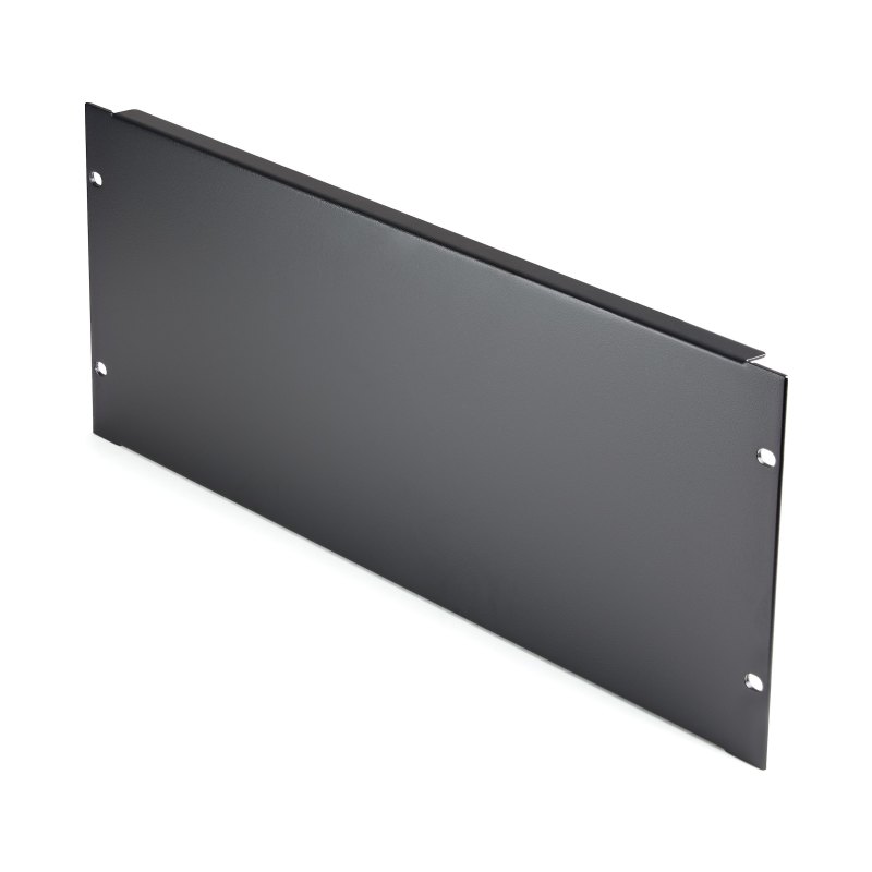StarTech.com Panneau Vierge 4U pour Rack 19 Pouces, Boîtiers et Armoires, Panneau d'Obturation pour Rack de Serveurs/Réseaux, Remplissage de Rack 4RU, Panneau Plein, Acier