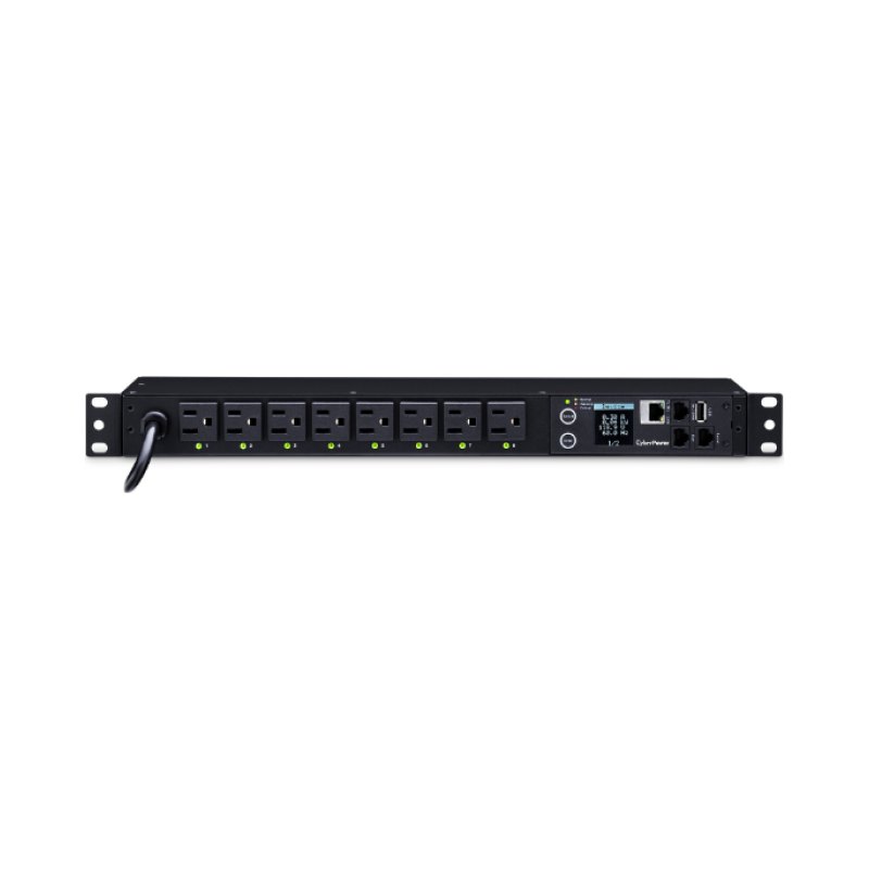 CyberPower PDU81001 power distribution unit (PDU) 8 AC outlet(s) 1U Black