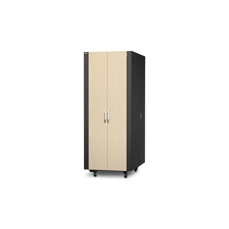 APC NetShelter CX 38U Rack autonome Gris, Chêne