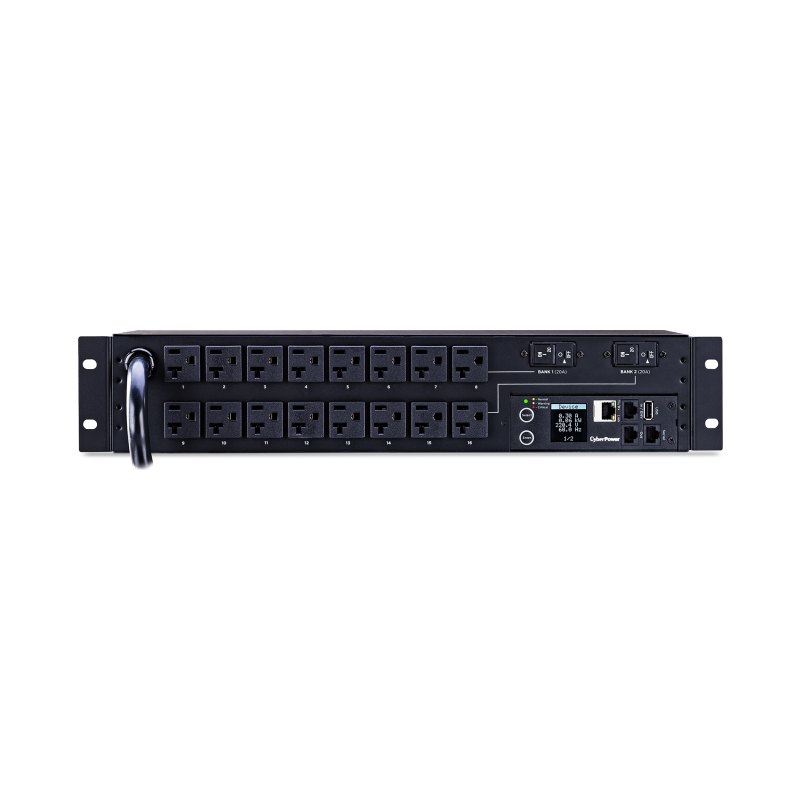 CyberPower PDU31003 power distribution unit (PDU) 16 AC outlet(s) 2U Black