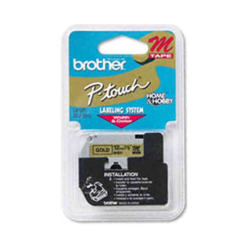 Brother M831 printer label Gold M
