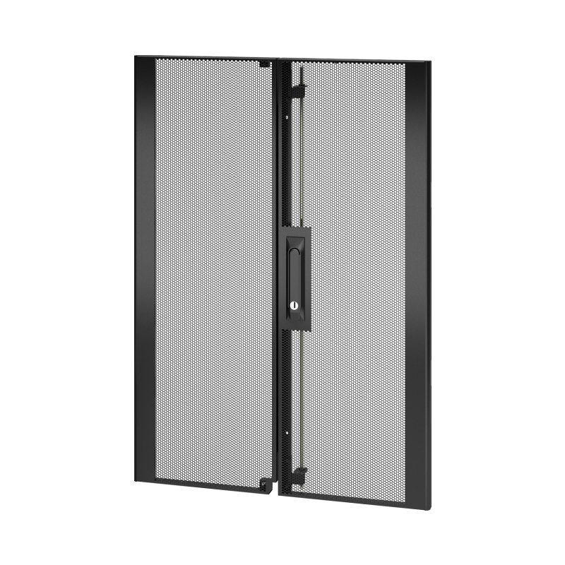 Netshelter Sx 18U 600Mm Wide Perforated Split Doors Black