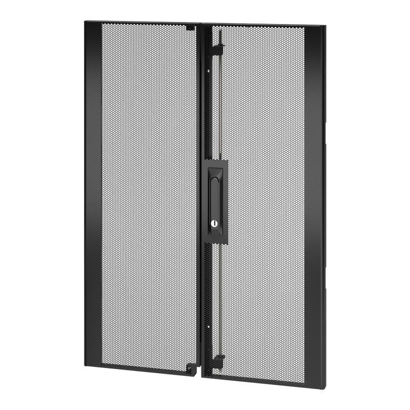 APC NetShelter SX 18U 600mm Wide Perforated Split Doors Black