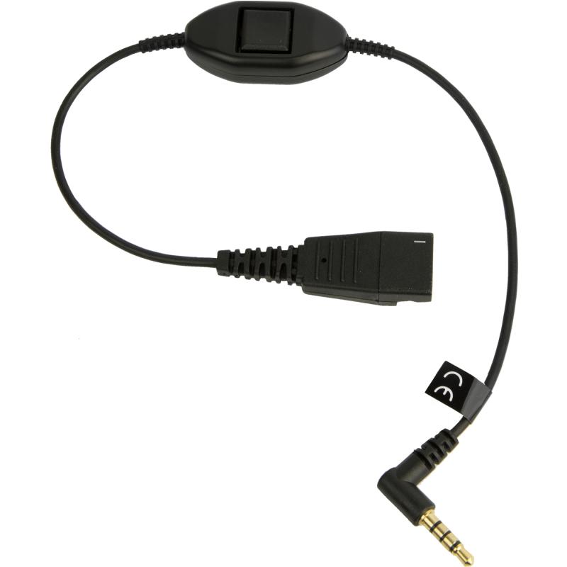 Jabra LINK Mobile QD à 3,5 mm, avec bouton de réponse