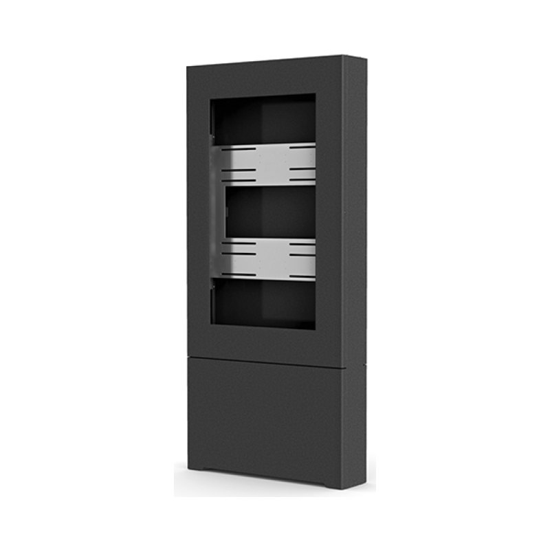 Chief Impact Floor Standing Kiosk – Portrait 46” Black