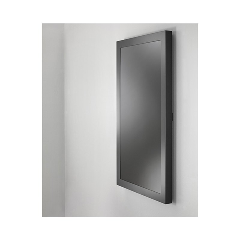 Chief ImpactTM On-Wall Kiosk with Protective Glass - Portrait 43 Inch Black