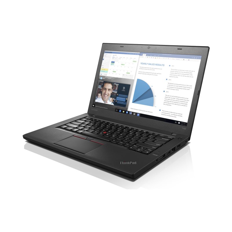 Lenovo ThinkPad T460 Intel® Core™ i5 i5-6300U Laptop 35.6 cm (14") Full HD 8 GB DDR3L-SDRAM 256 GB SSD Windows 7 Professional Black