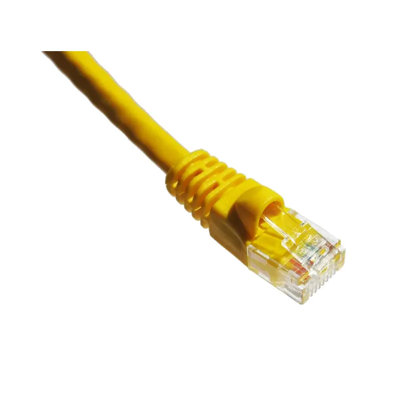 Axiom 5Ft Cat6A 650Mhz Patch Cable Molded Boot (Yellow)