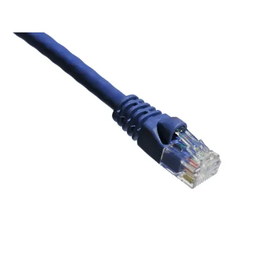Axiom 25Ft Cat6A 650Mhz Patch Cable Molded Boot (Purple)