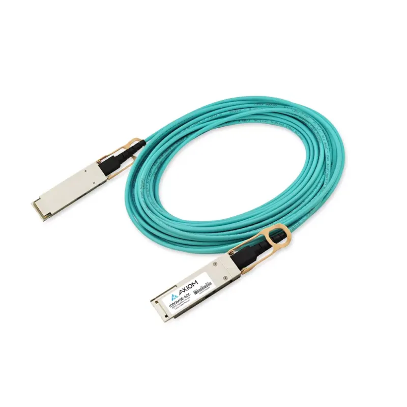 Axiom 100G Qsfp28 To Qsfp28 Aoc Active Optical Cable Hp Compatible