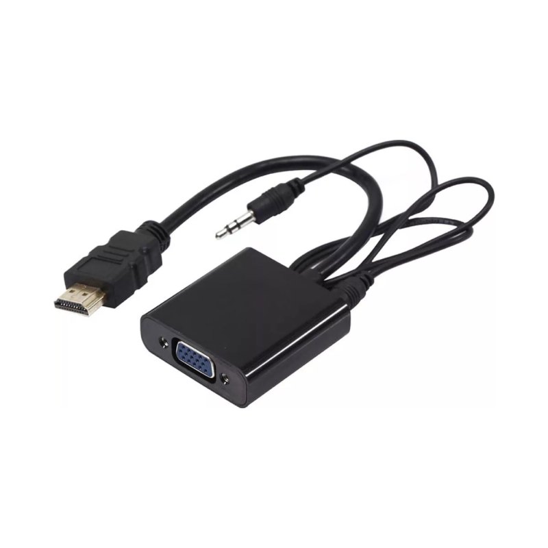 Hdmi Male To Vga Female Adapter With Audio