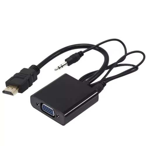 Hdmi Male To Vga Female Adapter With Audio