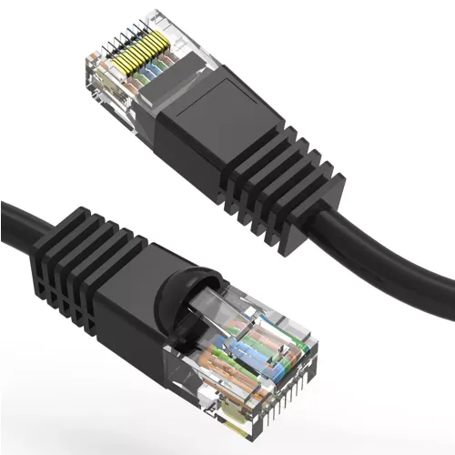 Axiom 50Ft Cat5E 350Mhz Patch Cable Molded Boot Black