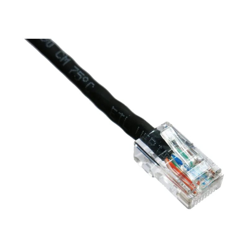 100Ft Cat6 Black 550Mhz Non-Booted Patch Cable