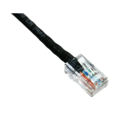 100Ft Cat6 Black 550Mhz Non-Booted Patch Cable