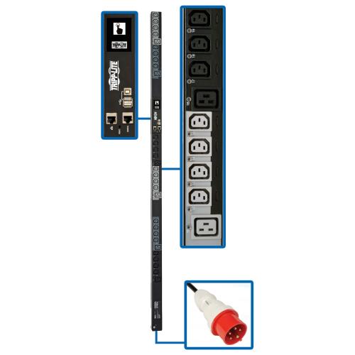 Switched Pdu 220/230/240V 3Phase 16A Iec-309 0U Vertical