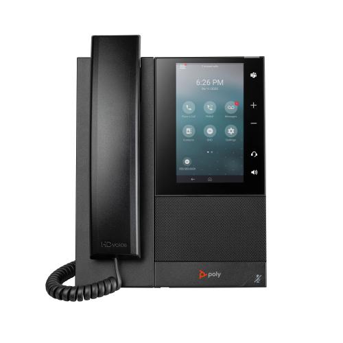 HP Poly CCX 505 Business Media Phone with Open SIP and PoE-enabled