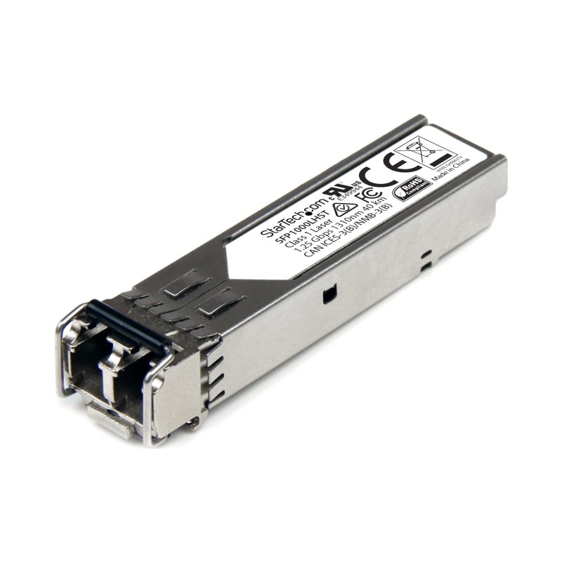 StarTech.com MSA Uncoded SFP Module - 1000BASE-LH - 1GbE Single Mode Fiber (SMF) Optic Transceiver - 1GE Gigabit Ethernet SFP - LC 40km - 1310nm - DDM