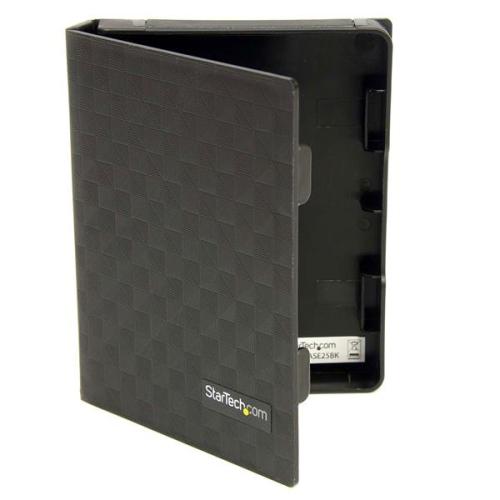 StarTech.com 2.5in Anti-Static Hard Drive Protector Case - Black (3pk), TAA-Compliant