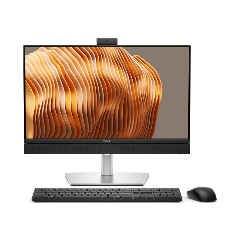 DELL QB24250 Intel Core Ultra 5 245 61 cm (24") 1920 x 1080 pixels Touchscreen All-in-One PC 16 GB DDR5-SDRAM 512 GB SSD Windows 11 Pro Wi-Fi 6E (802.11ax) Black, Silver
