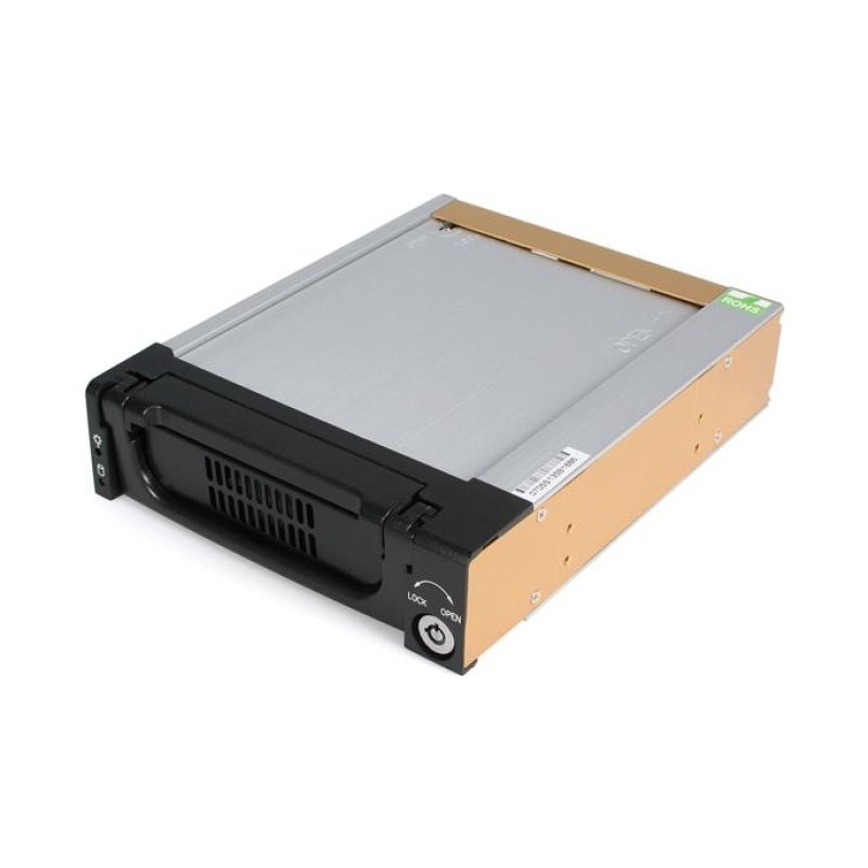StarTech.com Rack amovible robuste en aluminium 5,25" avec ventilateur pour disque dur SATA 3,5"