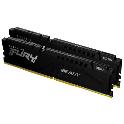 Kingston Technology FURY Beast 64GB 6000MT/s DDR5 CL30 DIMM (Kit of 2) Black EXPO