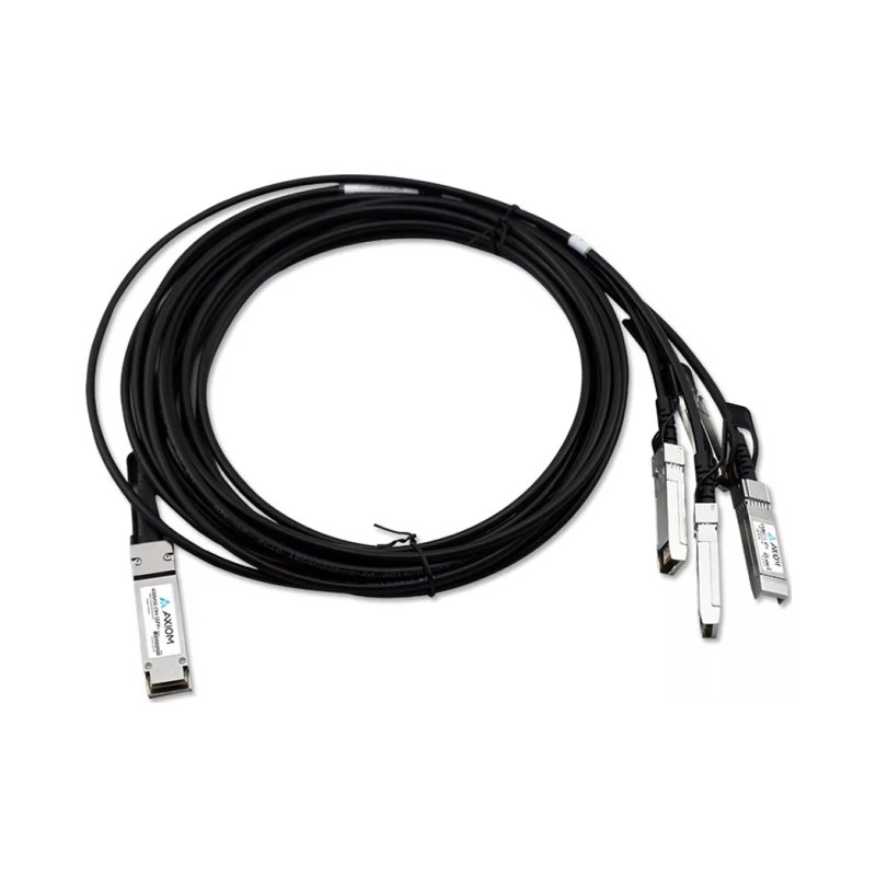 Axiom 40Gbase-Cr4 Qsfp+ To 4 10 Gbase-Cu Sfp+ Passive Dac Cbl Hp 3M