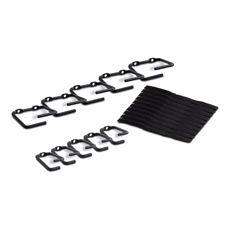 APC NetShelter Cable Management, Rings, Set of 5 small and 5 large, Black