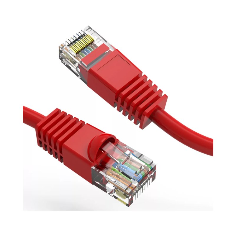 14Ft Cat6 550Mhz Cable Clear-Snagless Univ Boot