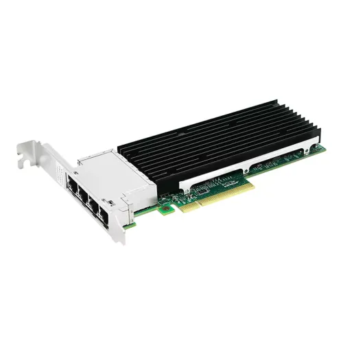 10Gbs 4Pt Rj45 Pcie X8 Nic