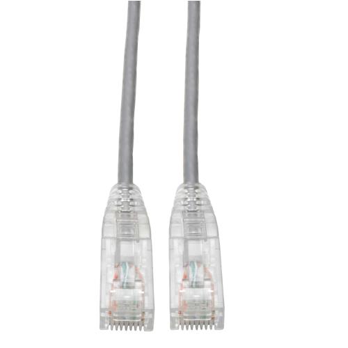 5Ft Cat6 Gray Snagless Utp Rj45 Molded Slim Gigabit Patch Cable