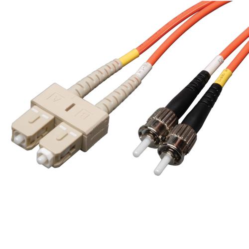 Duplex Multimode 62.5/125 Fibe Patch Cable (Sc/St)/ 8M (25-Ft.)