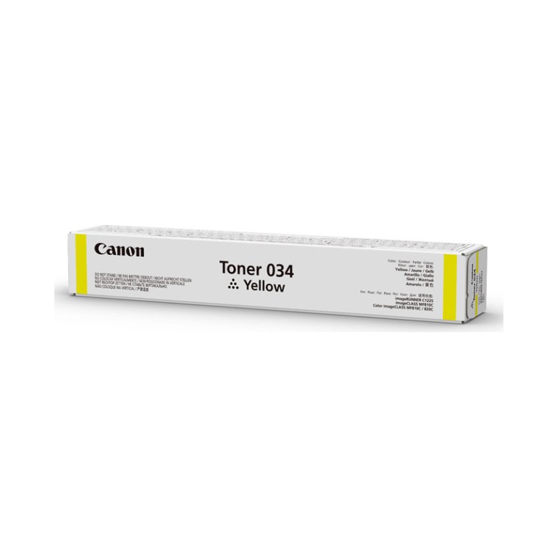 Canon 034 toner cartridge 1 pc(s) Original Yellow