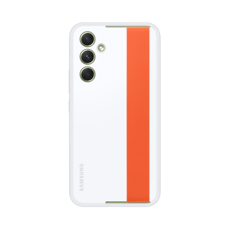 Samsung EF-XA546CWEGCA coque de protection pour téléphones portables 16,3 cm (6.4") Housse Orange, Blanc